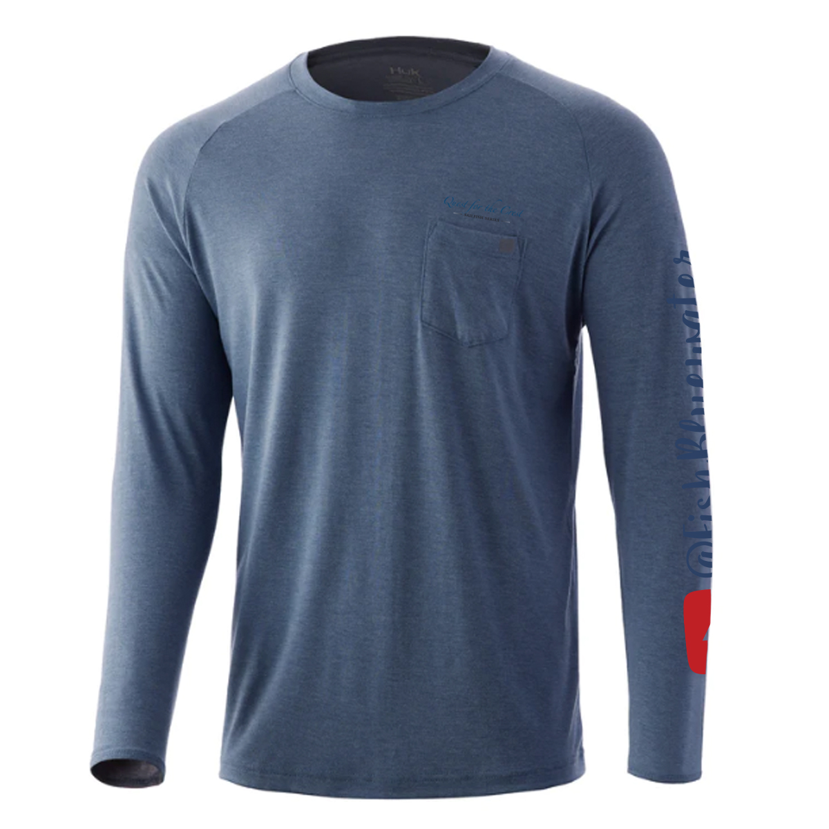 2022 Final Sail Huk Mens Long Sleeve Performance - Blue