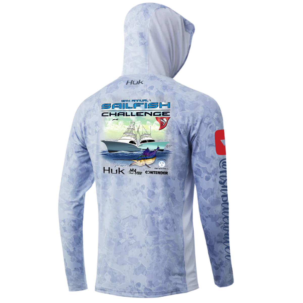 2022 Sailfish Challenge Huk Mens Hooded Long Sleeve Performance – Camo –  Bluewater Movements, INC.