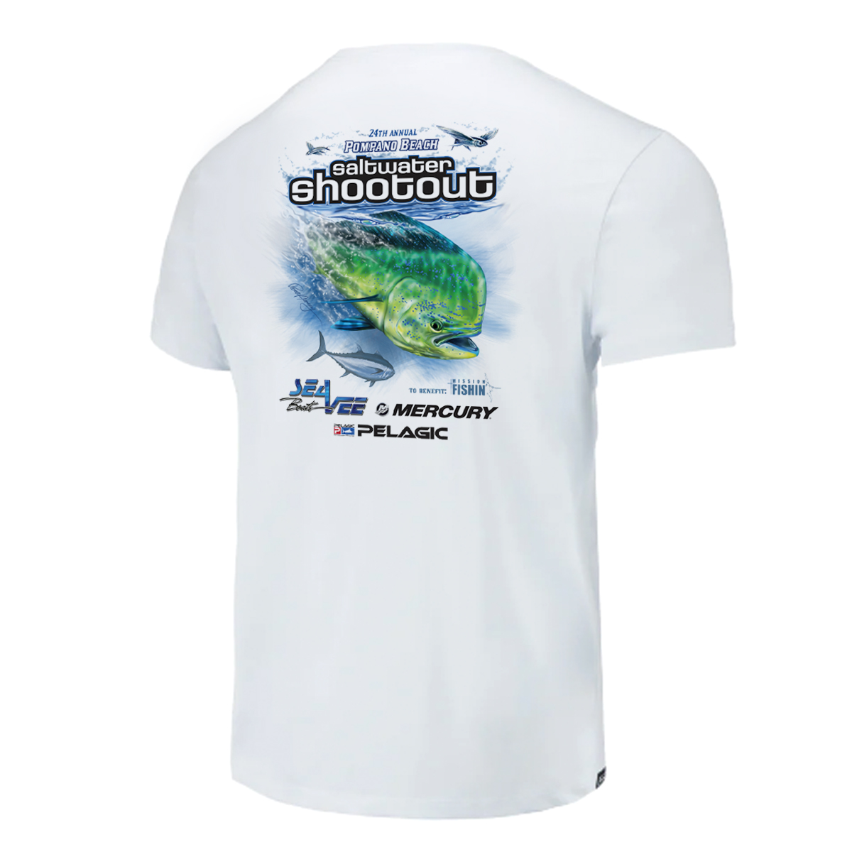 2022 Saltwater Shootout Pelagic Mens Short Sleeve Performance