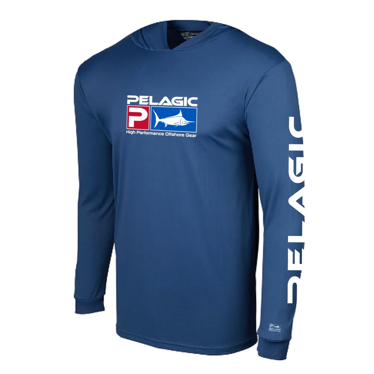 2022 Saltwater Showdown Pelagic Mens Hooded Long Sleeve Performance – Navy  – Bluewater Movements, INC.