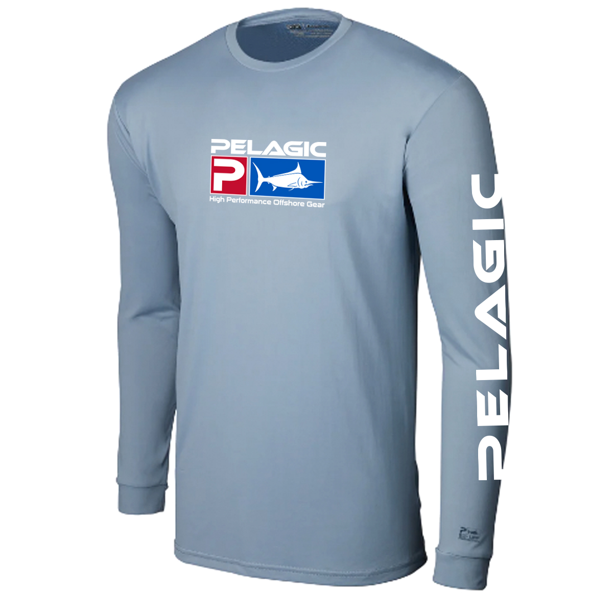 2022 Saltwater Slam Pelagic Mens Long Sleeve Performance Shirt - Slate